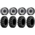thumbnail image 1 of Raceline Trophy 14" Grey Wheels 27" Buck Snort Tires Sportsman RZR Ranger, 1 of 5
