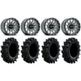 thumbnail image 1 of Raceline Trophy 14" Grey Wheels 28" Intimidator Tires Sportsman RZR Ranger, 1 of 4