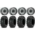 thumbnail image 1 of Raceline Trophy 14" Grey Wheels 28" Mud Lite II Tires Sportsman RZR Ranger, 1 of 4