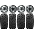 thumbnail image 1 of Raceline Trophy 14" Grey Wheels 28" Reptile Tires Sportsman RZR Ranger, 1 of 4