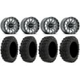 thumbnail image 1 of Raceline Trophy 14" Grey Wheels 29" Dual Threat Tires Sportsman RZR Ranger, 1 of 5