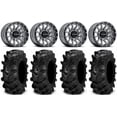 thumbnail image 1 of Raceline Trophy 14" Grey Wheels 30" Cryptid Tires Can-Am Commander Maverick Renegade Outlander Defender, 1 of 4