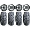 thumbnail image 1 of Raceline Trophy 14" Grey Wheels 31" MotoHammer Tires Kawasaki Mule Pro FXT, 1 of 4