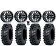 thumbnail image 1 of Raceline Trophy 14" Wheels Black 28" MT911 Tires Can-Am Maverick X3 / Honda Pioneer 1000 / Talon, 1 of 4