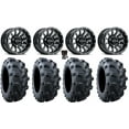 thumbnail image 1 of Raceline Trophy 14" Wheels Black 28" Vampire II Tires Can-Am Maverick X3 / Honda Pioneer 1000 / Talon, 1 of 4