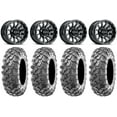 thumbnail image 1 of Raceline Trophy 14" Wheels Black 29" Carnage Tires Polaris RZR XP 1000 / PRO XP / Ranger XP 900/1000, 1 of 4