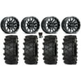 thumbnail image 1 of Raceline Trophy 14" Wheels Black 30" Outlaw M/T Tires Sportsman RZR Ranger, 1 of 4