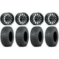 thumbnail image 1 of Raceline Trophy 14" Wheels Black 30" Terra Hook Tires Kawasaki Mule Pro FXT, 1 of 4