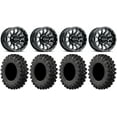 thumbnail image 1 of Raceline Trophy 14" Wheels Black +38mm 28" MotoRavage XL Tires Polaris RZR XP 1000 / PRO XP / Ranger XP 900/1000, 1 of 4
