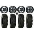 thumbnail image 1 of Raceline Trophy 14" Wheels Black +38mm 30" ATX470 Tires Polaris RZR XP 1000 / PRO XP / Ranger XP 900/1000, 1 of 4