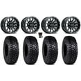 thumbnail image 1 of Raceline Trophy 14" Wheels Black +38mm 30" Intersect Tires Can-Am Maverick X3 / Honda Pioneer 1000 / Talon, 1 of 4