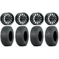 thumbnail image 1 of Raceline Trophy 14" Wheels Black +38mm 30" Terra Hook Tires Sportsman RZR Ranger, 1 of 4
