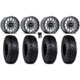 thumbnail image 1 of Raceline Trophy 14" Wheels Grey 30" Intersect Tires Polaris RZR XP 1000 / PRO XP / Ranger XP 900/1000, 1 of 4