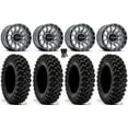thumbnail image 1 of Raceline Trophy 14" Wheels Grey 30" Warrior XT Tires Polaris RZR XP 1000 / PRO XP / Ranger XP 900/1000, 1 of 4