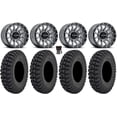 thumbnail image 1 of Raceline Trophy 14" Wheels Grey 32" Warrior AT Tires Can-Am Commander Maverick Renegade Outlander Defender, 1 of 4
