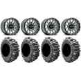 thumbnail image 1 of Raceline Trophy 15" Grey Wheels 31" Bogger Tires Kawasaki Mule Pro FXT, 1 of 4