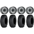 thumbnail image 1 of Raceline Trophy 15" Grey Wheels 33" Coyote Tires Sportsman RZR Ranger, 1 of 4