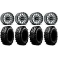thumbnail image 1 of Raceline Trophy 15" Grey Wheels 35" Carnivore Tires Can-Am Maverick X3 / Honda Pioneer 1000 / Talon, 1 of 4