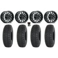 thumbnail image 1 of Raceline Trophy 15" Wheels Black 33" Chicane LT Tires Kawasaki Mule Pro FXT, 1 of 4
