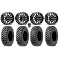 thumbnail image 1 of Raceline Trophy 15" Wheels Black 35" Alpha Tires Sportsman RZR Ranger, 1 of 4