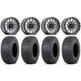 thumbnail image 1 of Raceline Trophy 15" Wheels Grey 32" Terra Hook Tires Can-Am Maverick X3 / Honda Pioneer 1000 / Talon, 1 of 4