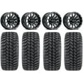 thumbnail image 1 of Raceline Trophy 15x6 Wheels Black 32" Regulator Tires Can-Am Maverick X3 / Honda Pioneer 1000 / Talon, 1 of 4