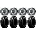 thumbnail image 1 of Raceline Trophy 15x6 Wheels Grey 31" Carnivore Tires Sportsman RZR Ranger, 1 of 4