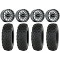 thumbnail image 1 of Raceline Trophy 15x6 Wheels Grey 32" Chicane DS Tires Sportsman RZR Ranger, 1 of 4