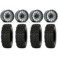 thumbnail image 1 of Raceline Trophy 15x6 Wheels Grey 35" XComp ATR Tires Kaw Mule Pro FXT, 1 of 4