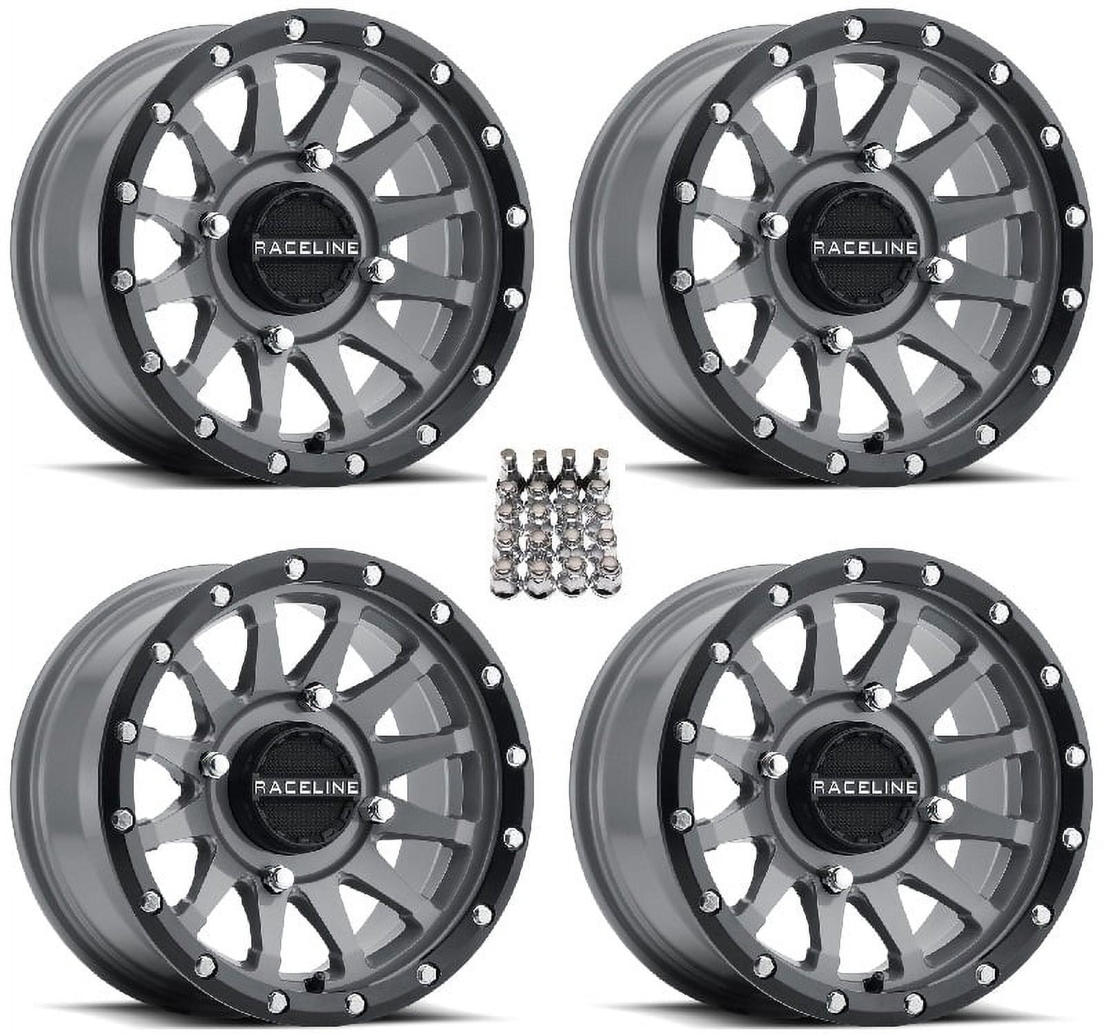 Raceline Trophy ATV Wheels/Rims Grey 14