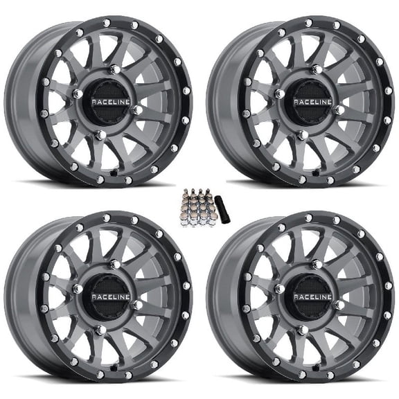 Raceline Trophy UTV Wheels/Rims Grey 14" Kawasaki Teryx Mule