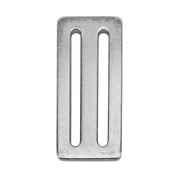 Racequip 700075RQP Harness Slide Adjuster - Slide Bar - 3 in Belt - Steel