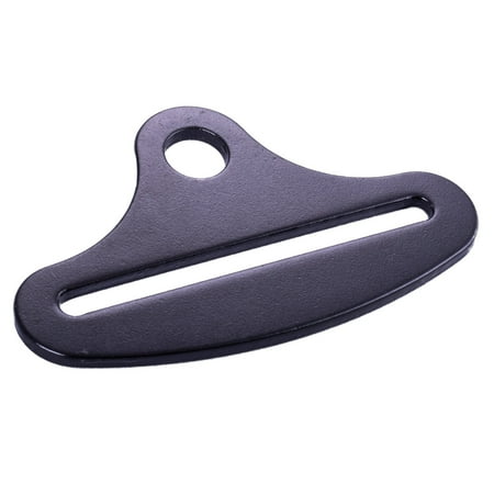 Racequip 700920RQP 3 in Delta Style Long Reach Bolt On Seat Belt End Black