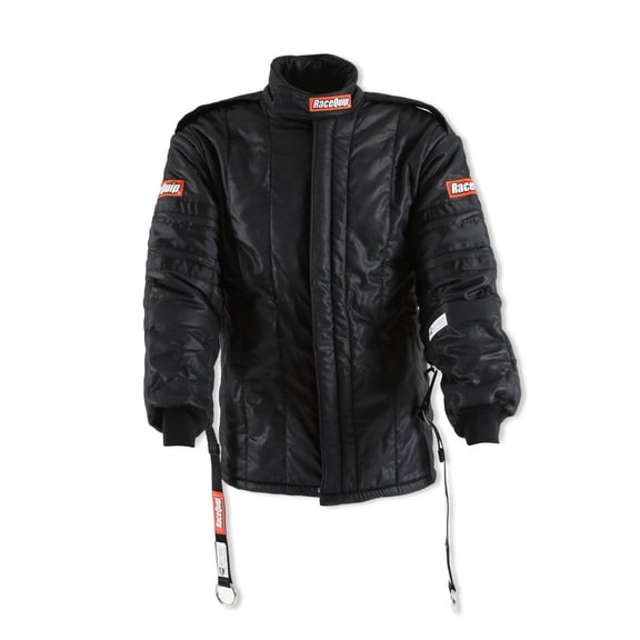 Racequip 91930059RQP Multi-Layer SFI-20 Driving Jacket - Black - Large