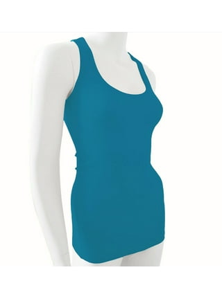 Stretchy Spandex Women's Royal Blue Color Tank Top CC-0531