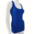 thumbnail image 1 of Racer Back Stretchy Muscle Shirt Solid Plain Cotton Spandex Fitted Tank Top, 1 of 5
