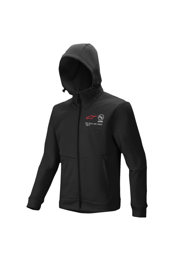 Alpinestars Racer MX Fleece Hoodie (X-Large, Black)