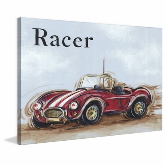 "Racer" Painting Print on Wrapped Canvas