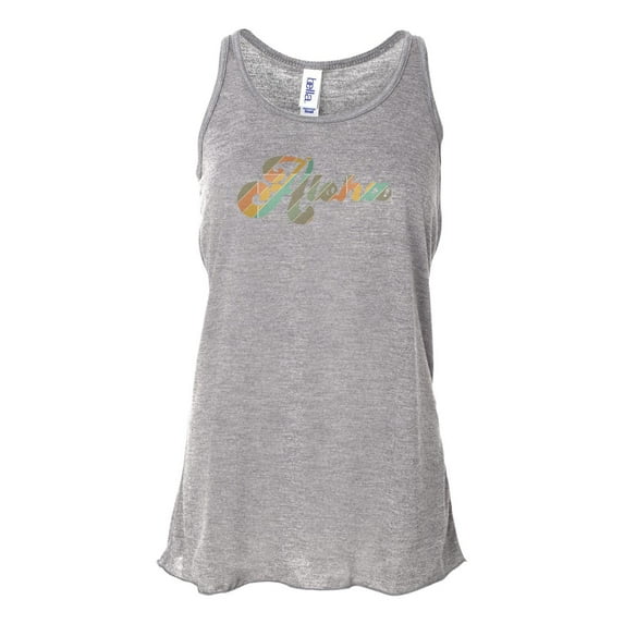 "Racerback, Aloha, Vintage Tank Top, Sublimation, Workout Clothes, Soft Bella Canvas, Summer, Vacay, Vacation Tank Top, Women's Racerback, Athletic Grey, MEDIUM"