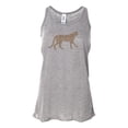 thumbnail image 1 of "Racerback, Cheetah, Safari Tank Top, Sublimation, Soft Bella Canvas, Cheetah Lover, Women's Workout Gear, Cheetah Tank, Cat Lover, Vintage, Athletic Grey, EXTRA SMALL", 1 of 1