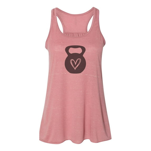 "Racerback, Dumbbell Heart, Crossfit Tank Top, Workout Tank, Soft Bella Canvas, Sublimation, Workout Shirt, Women's Tank, Racerback Tank Top, Mauve Marble, MEDIUM"