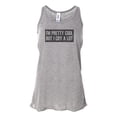 thumbnail image 1 of "Racerback, I'm Pretty Cool But I Cry A Lot, Sublimation, Funny Tank Top, Racerback Tank Top, Women's Racerback, Soft Bella, Gift For Her, Athletic Grey, MEDIUM", 1 of 1