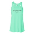 thumbnail image 1 of "Racerback, Jesus Took Naps Be Like Jesus, Christian Tank Top, Soft Bella Canvas, Sublimation, Gift For Her, Religious Tank, Ladies Top, God, Mint , SMALL", 1 of 1