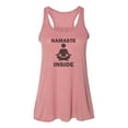 thumbnail image 1 of "Racerback, Namaste Inside, Yoga Racerback, Soft Bella Tank, Sublimation, Funny Tanks, Gift For Her, Workout Top, Yogi Tank, Racerback Tank, Mauve Marble, EXTRA SMALL", 1 of 1
