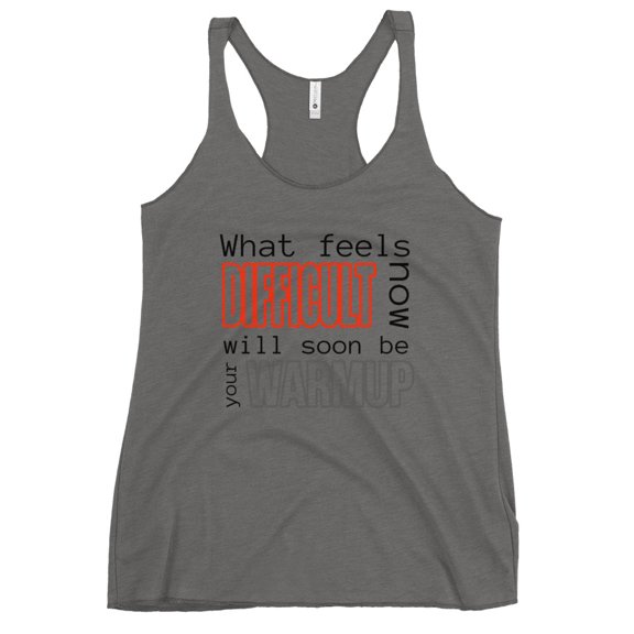Racerback Tank Top Comeback (Premium Heather, XS)