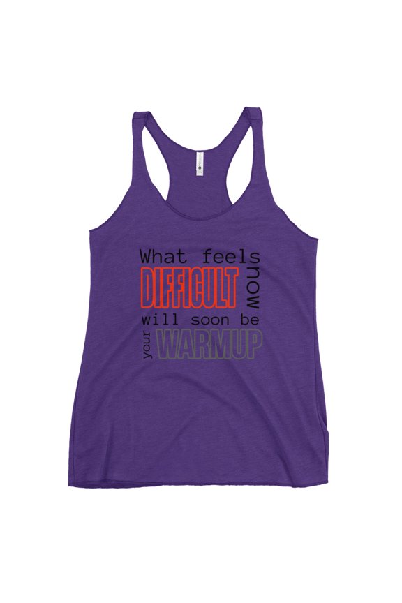 Racerback Tank Top Comeback (Purple Rush, L)