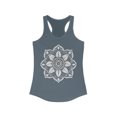thumbnail image 1 of Racerback Tank Top for Women with Intricate Mandala Print - 4 Color Options, 1 of 2