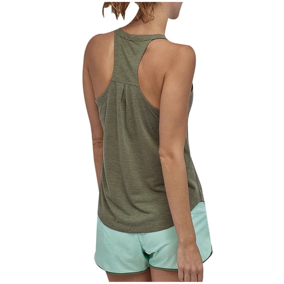 Racerback Tank Tops for Women Summer Workout Yoga Sleeveless Tops Casual Quick Dry Tanks Shirts Army Green, M