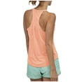 thumbnail image 1 of Racerback Tank Tops for Women Summer Workout Yoga Sleeveless Tops Casual Quick Dry Tanks Shirts Pink, S, 1 of 5
