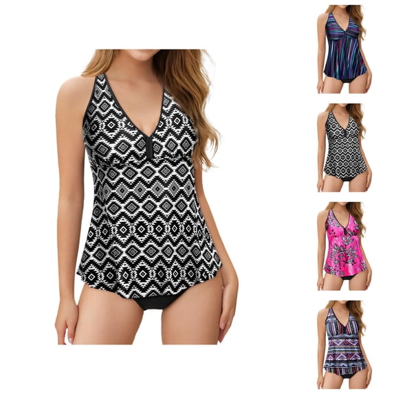 Racerback Tankini Tops for Women Flowy Athletic Swim Tops Performance Bathing Suit Tops Mix and Match Swimwear